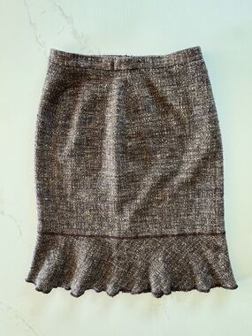 Moschino Cheap and Chic Tweed Skirt size 10 Vintage